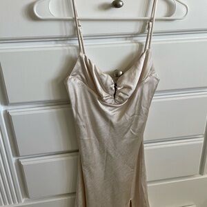 Princess Polly Cream Mini Dress